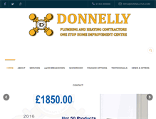 Tablet Screenshot of donnellyuk.com